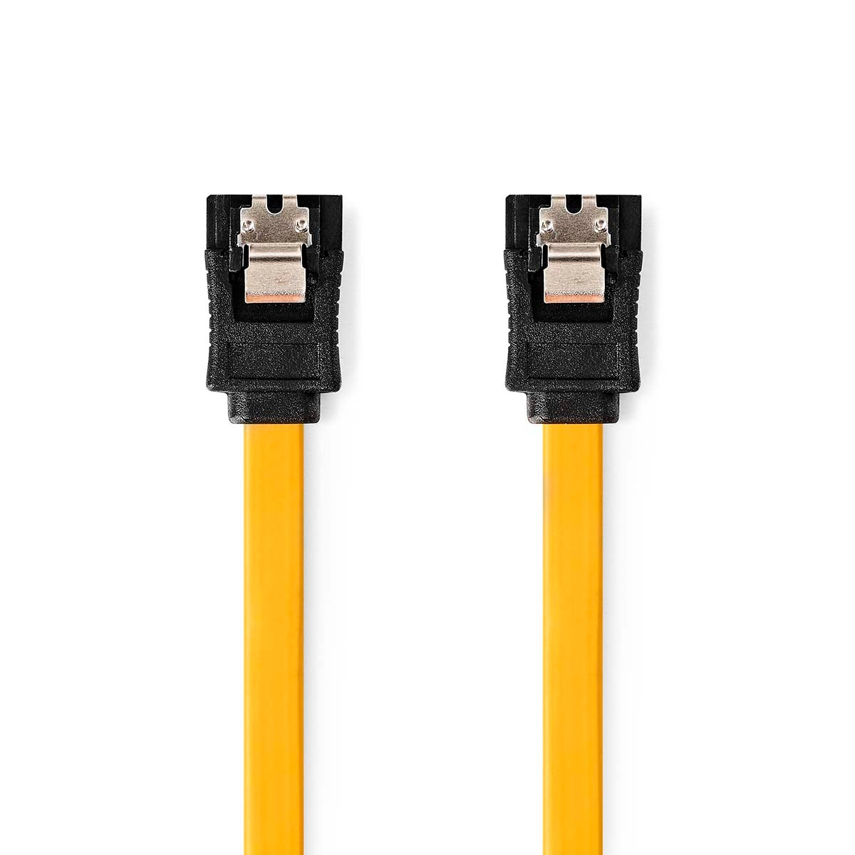 SATA Cable | 6 Gbps | SATA 7-Pin Female | SATA 7-Pin Female | Nickel Plated | 1.00 m | Flat | PVC | Yellow | Box