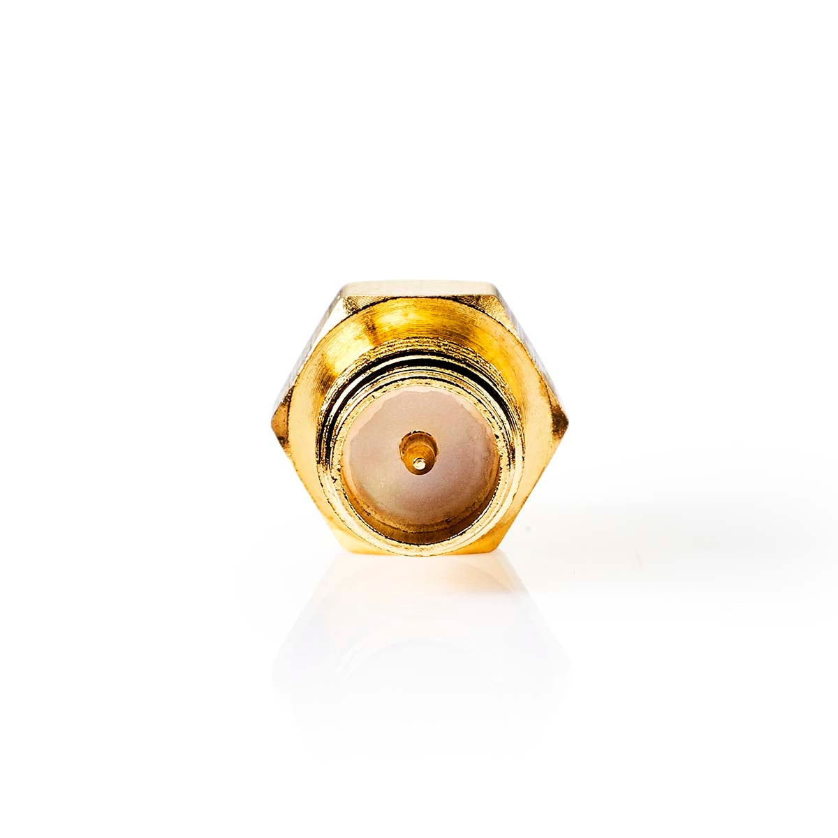 SMA Adapter | SMA Female Reverse Polarity | SMA Female | Gold Plated | 50 Ohm | Straight | Copper | Gold | 2 pcs | Box