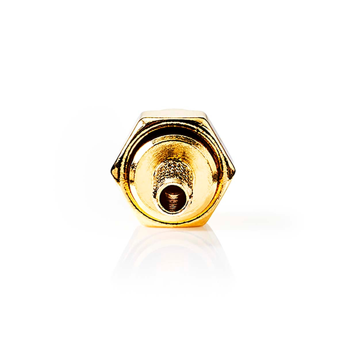 SMA connector | Straight | Male | Gold Plated | 50 Ohm | Shrink | Cable input diameter: 2.55 mm | Metal | Gold | 2 pcs. | Box