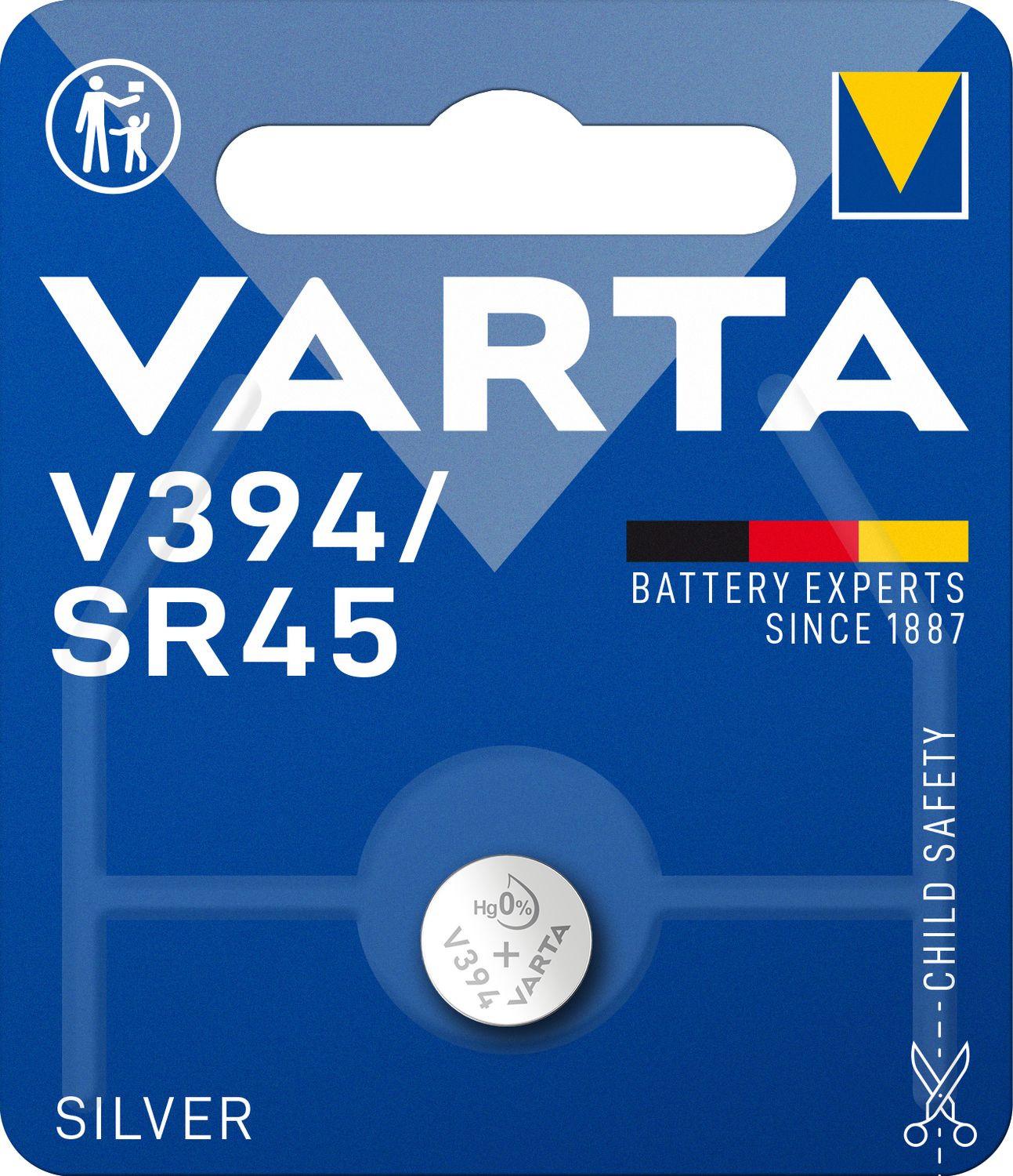 SR45 / V394 Button cell battery Silver 1.55V 1-pack