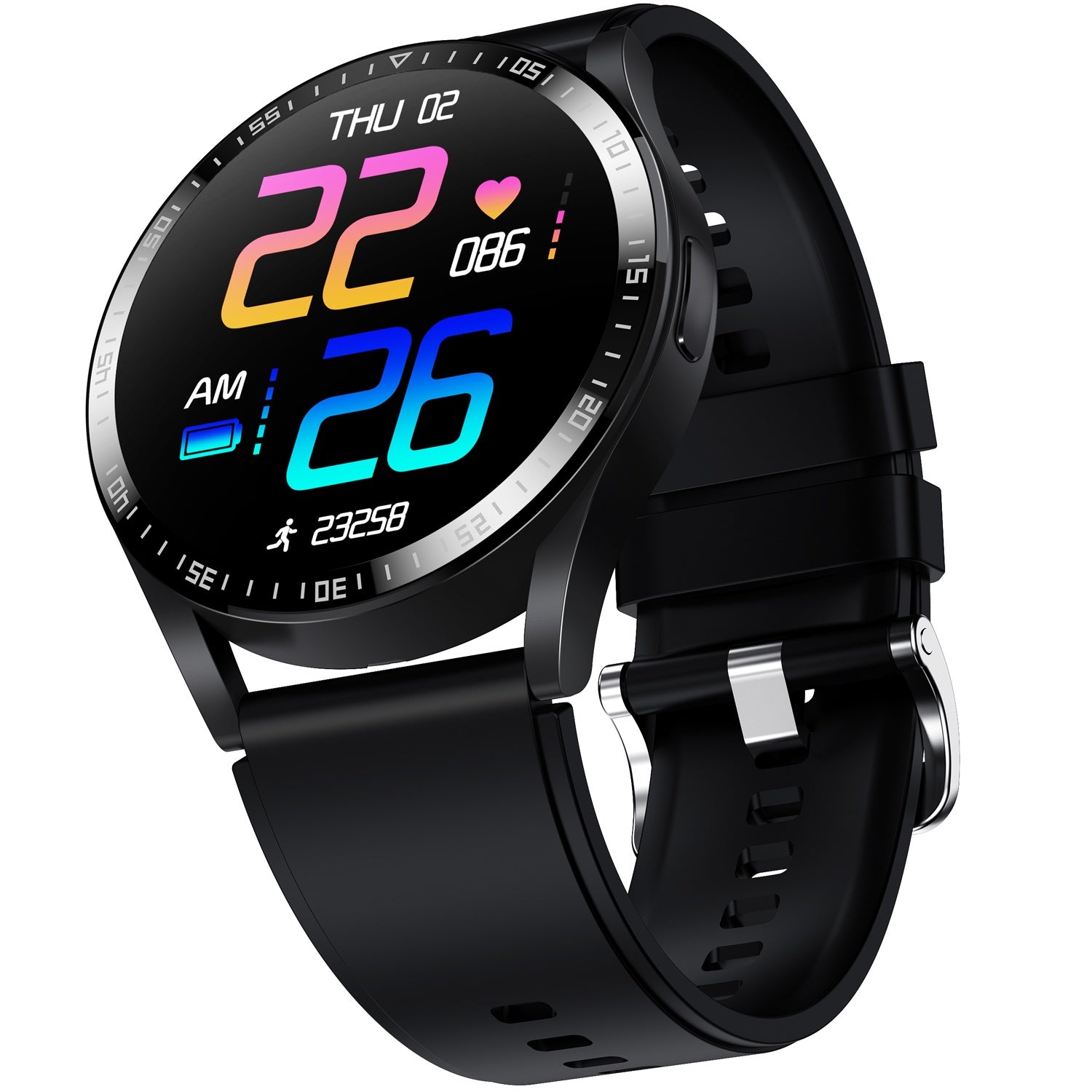 SWC-372 BT Smart Watch Black