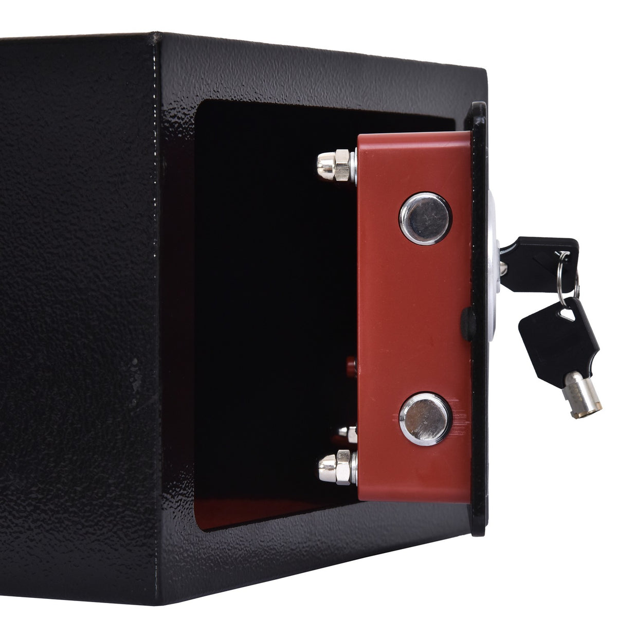 Safe, Furniture Safe With Electronic Lock, Steel, Black, 23X17X17Cm