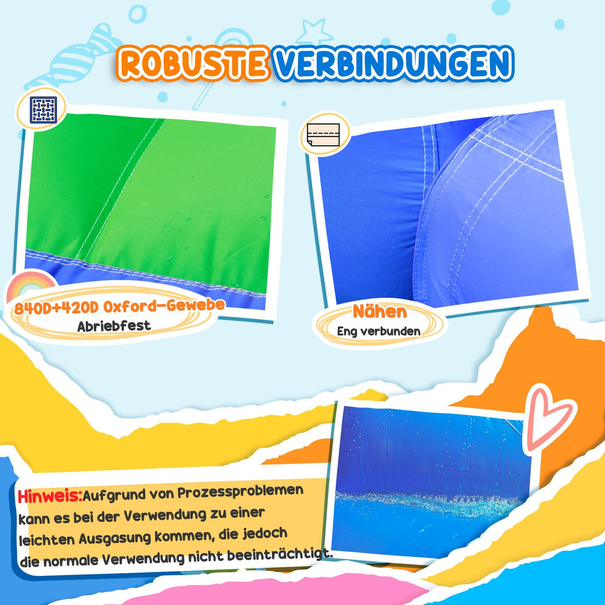 Safety Net, Water Slide, Play Castle, Water Park, For Children 3 To 8 Years