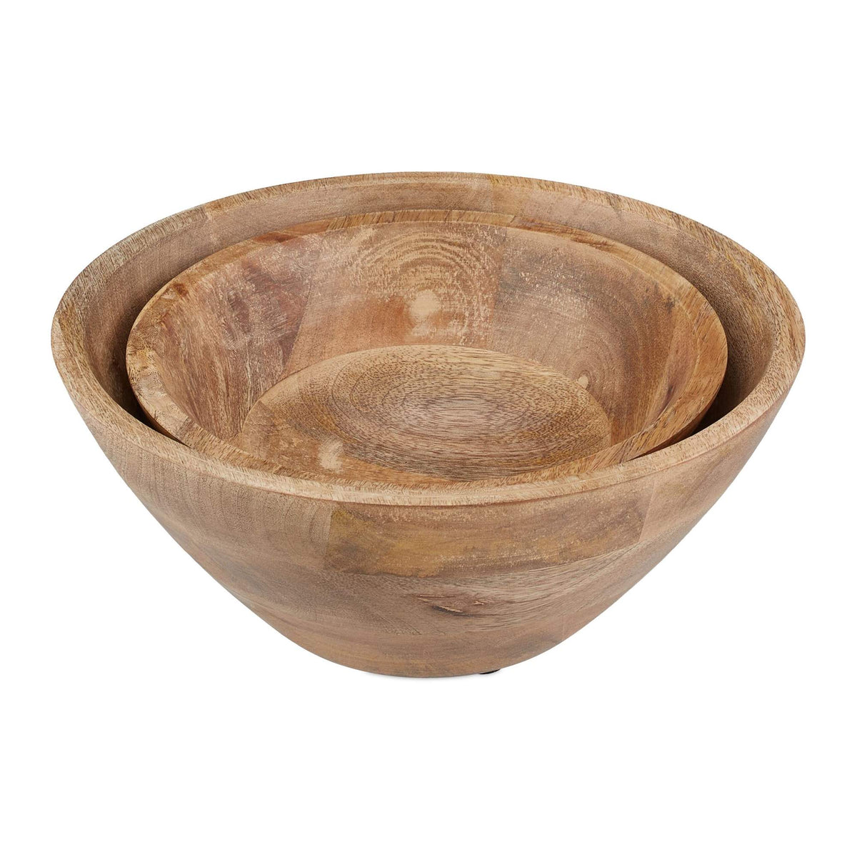 Salad bowl set of 2 mango wood