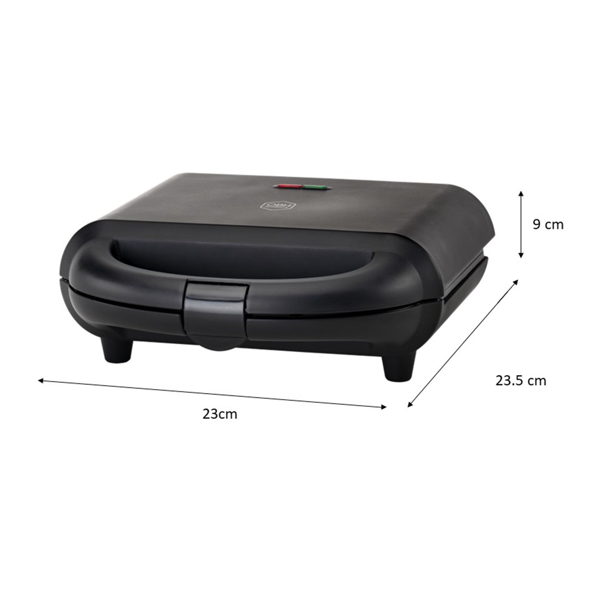 Sandwich Grill, Ceramic Plates, 2-Slice, 700W, Black