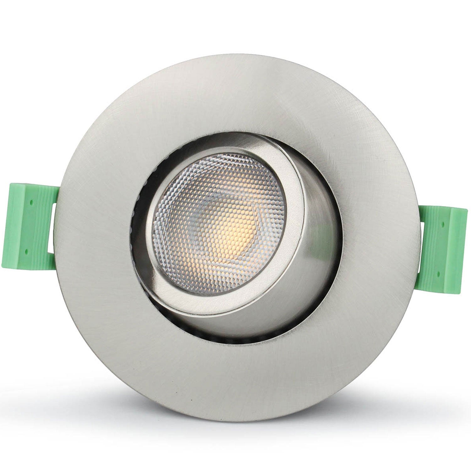 Sanna Dimmable Recessed downlight 3000K/4000K 520lm IP65 1-pack Brushed steel
