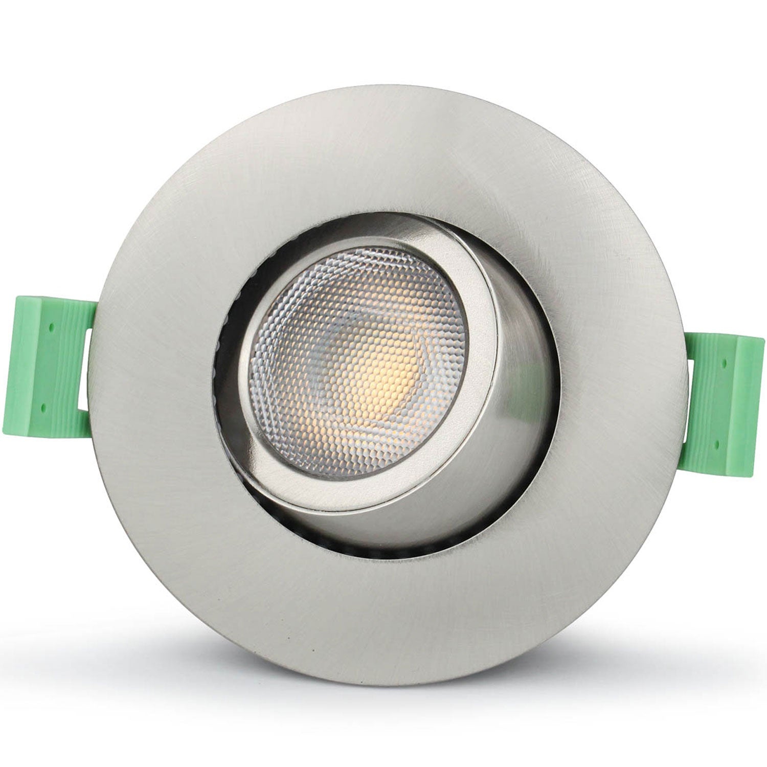 Sanna Dimmable Recessed downlight 3000K/4000K 520lm IP65 3-pack Brushed steel