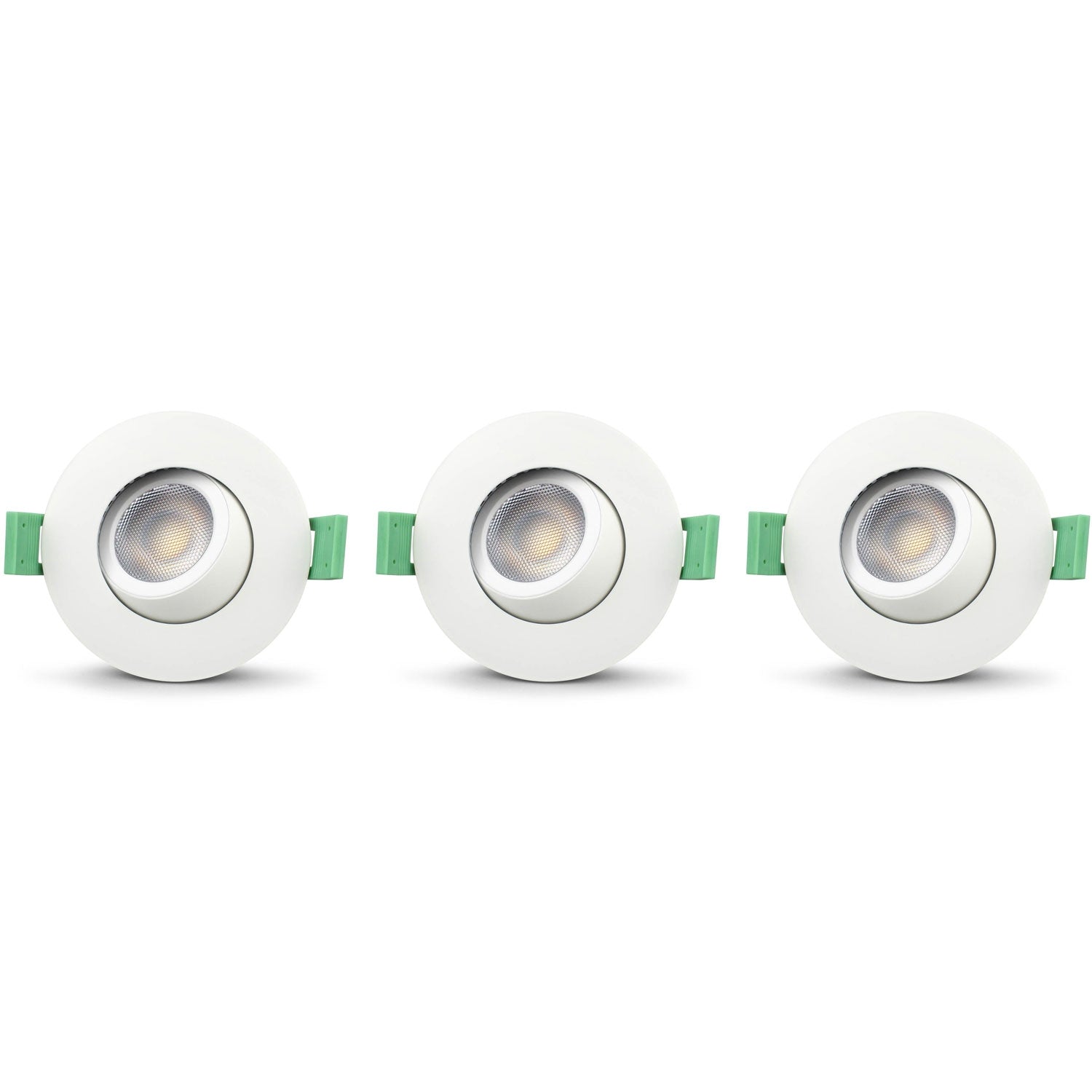Sanna Dimmable Recessed downlight 3000K/4000K 520lm IP65 3-pack White