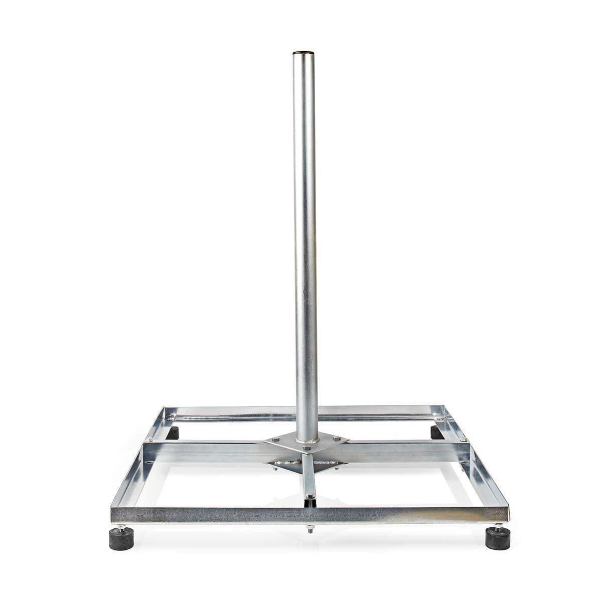 Satellite Balcony mount | Mast length: 0.75 m | Maximum counter size: 90.0 cm | Bottom plate size: 4 x 30 x 30 cm | Steel | Silver