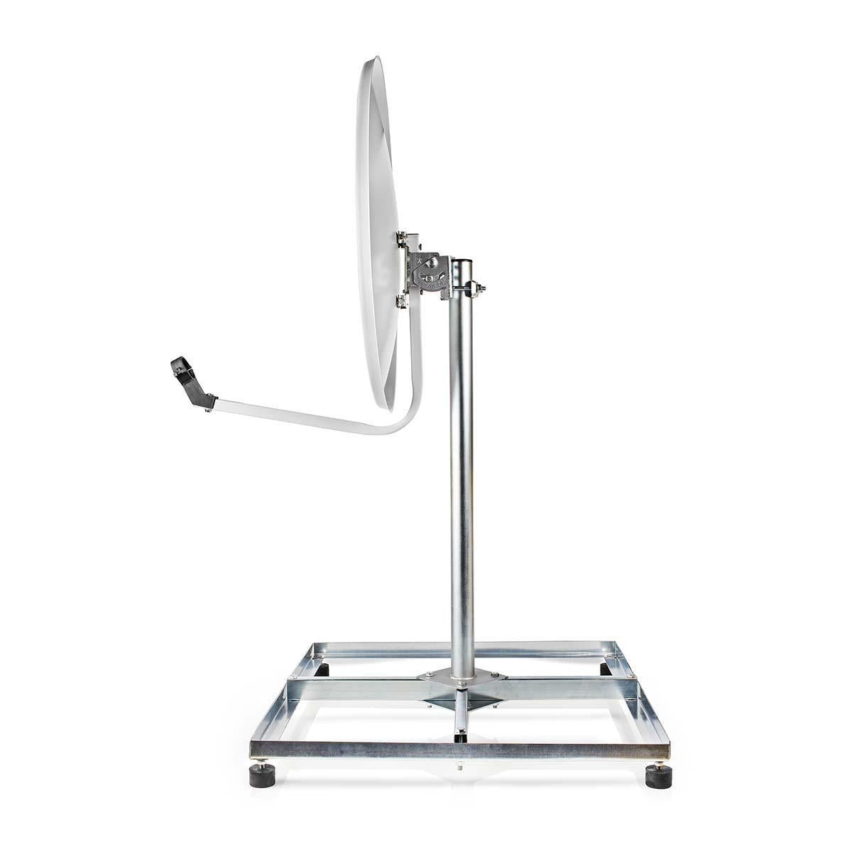 Satellite Balcony mount | Mast length: 0.75 m | Maximum counter size: 90.0 cm | Bottom plate size: 4 x 30 x 30 cm | Steel | Silver