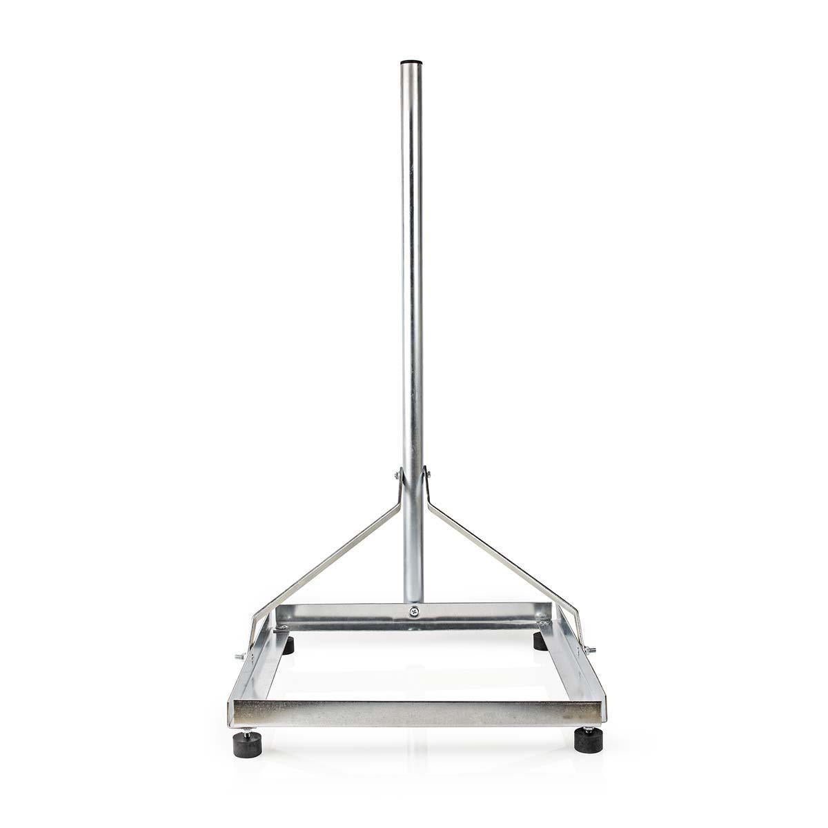 Satellite Balcony mount | Mast length: 1.00 m | Maximum counter size: 90.0 cm | Bottom plate size: 1 x 50 x 50 cm | Steel | Silver