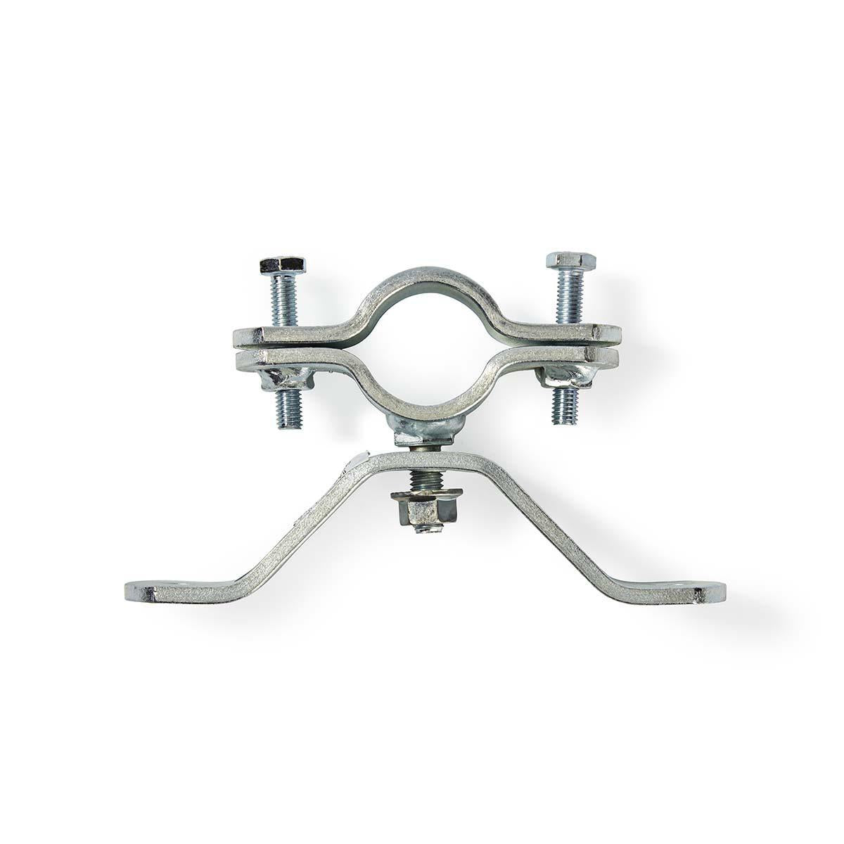 Satellite Mast clamp | Diameter range: 38 - 40 mm | Steel | Silver