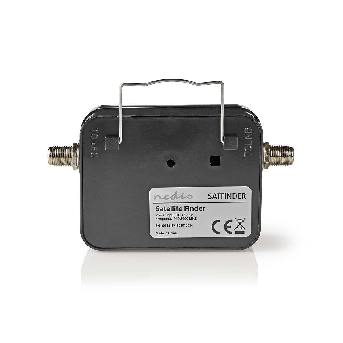 Satellite Signal Strength Meter | 950-2400 MHz | Input sensitivity: 83 dB | Output level: 102 dBuV | Black