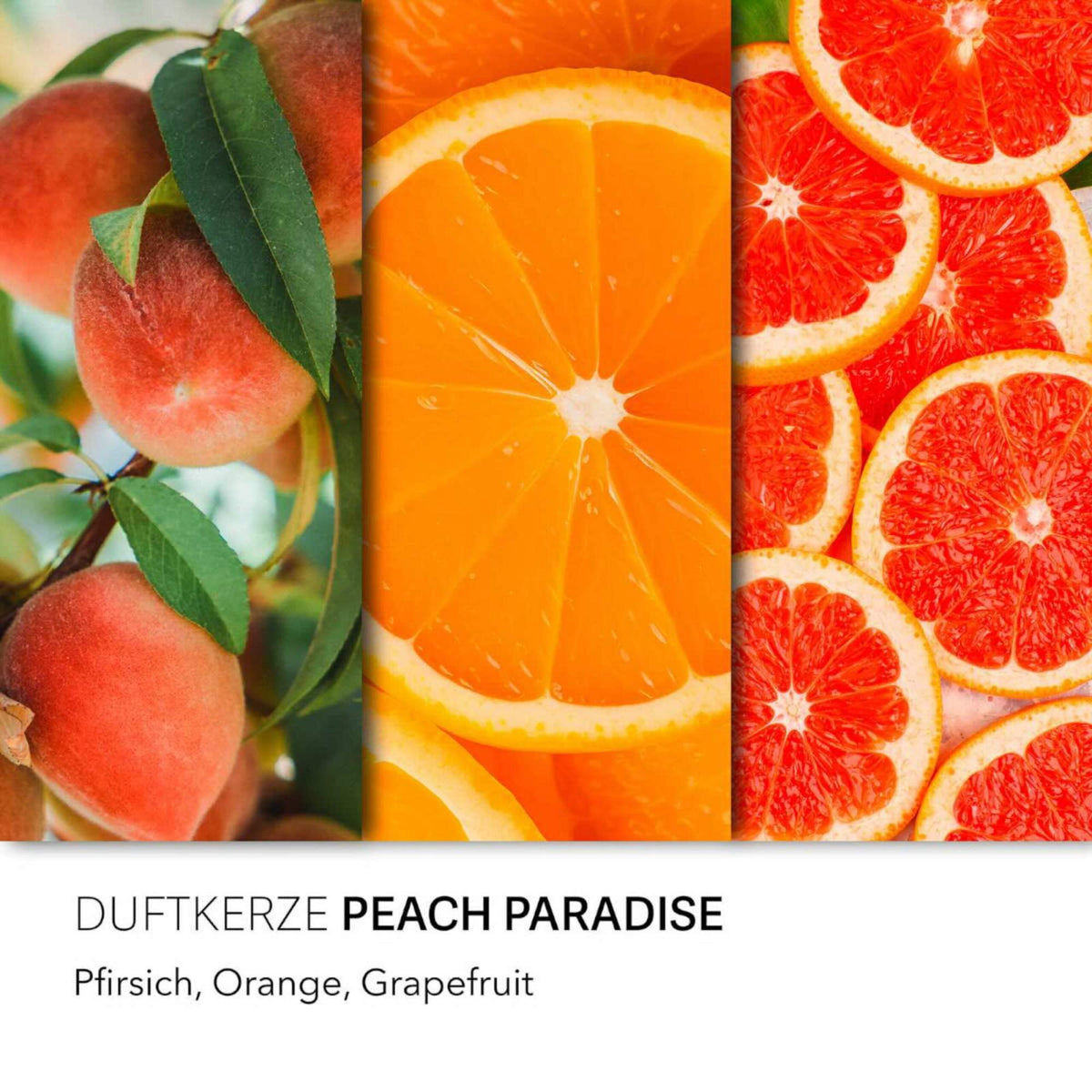 Scented Candle, 300g Jar, Fruity & Sweet Aromas
