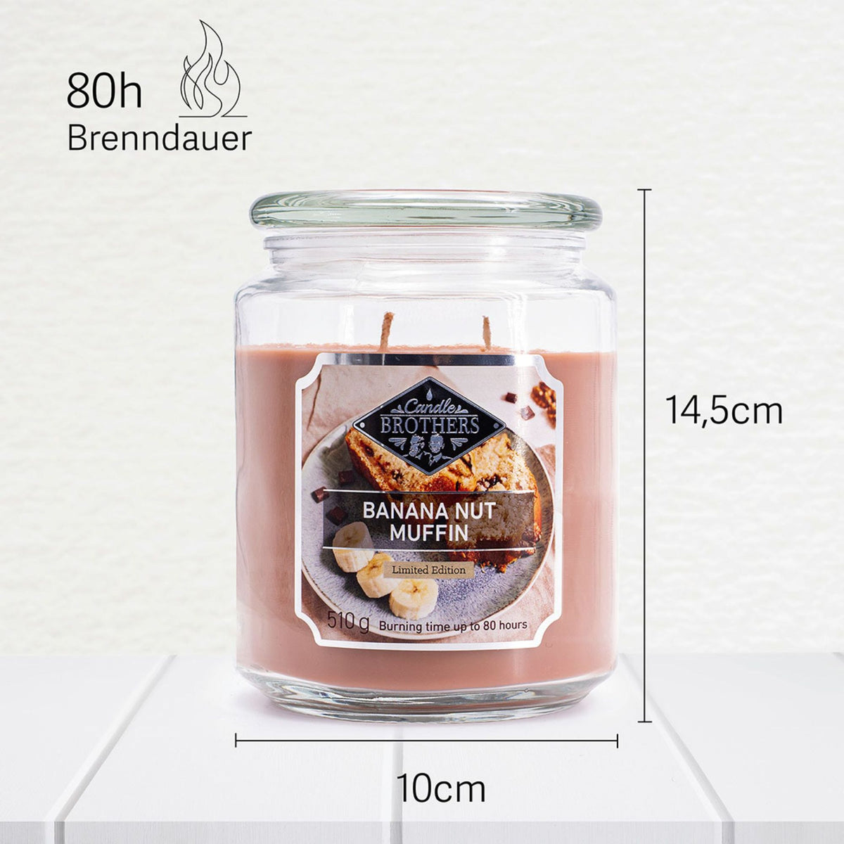 Scented Candle with Two Wicks for Relaxation