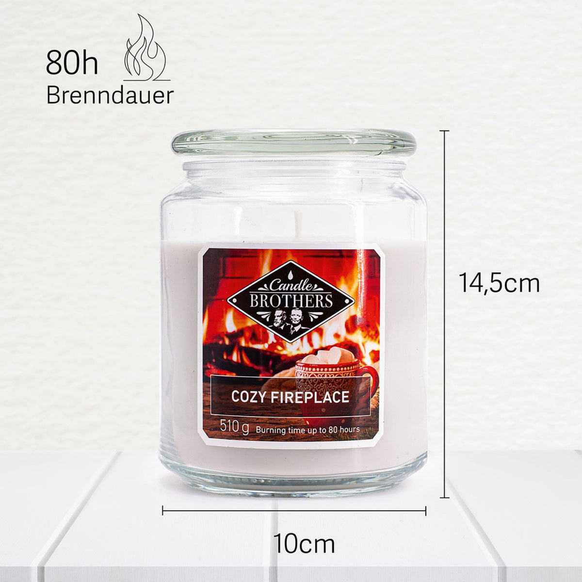 Scented Candle with Two Wicks for Relaxation