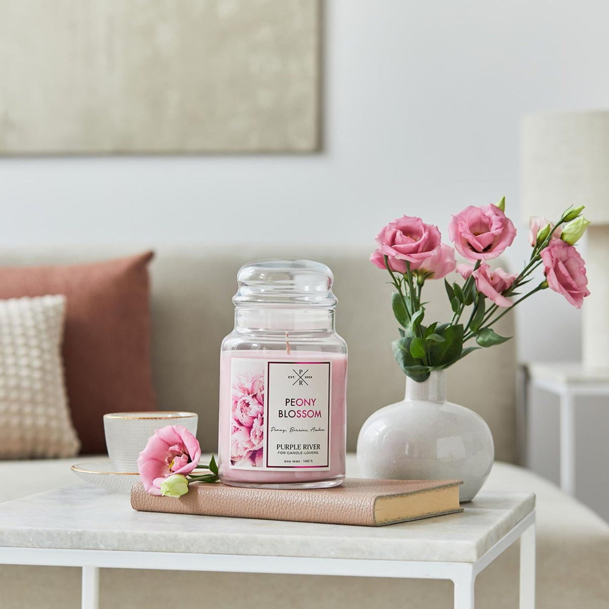 Scented Soy Candle, 140-Hour Burn Time