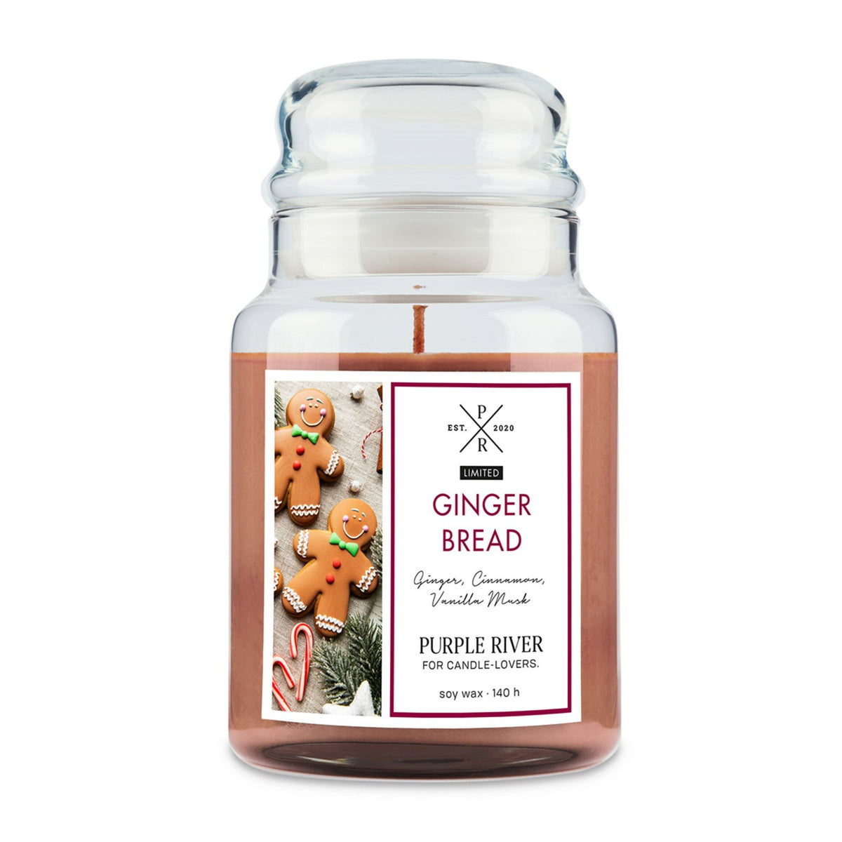 Scented Soy Candle – 140-Hour Burn Time
