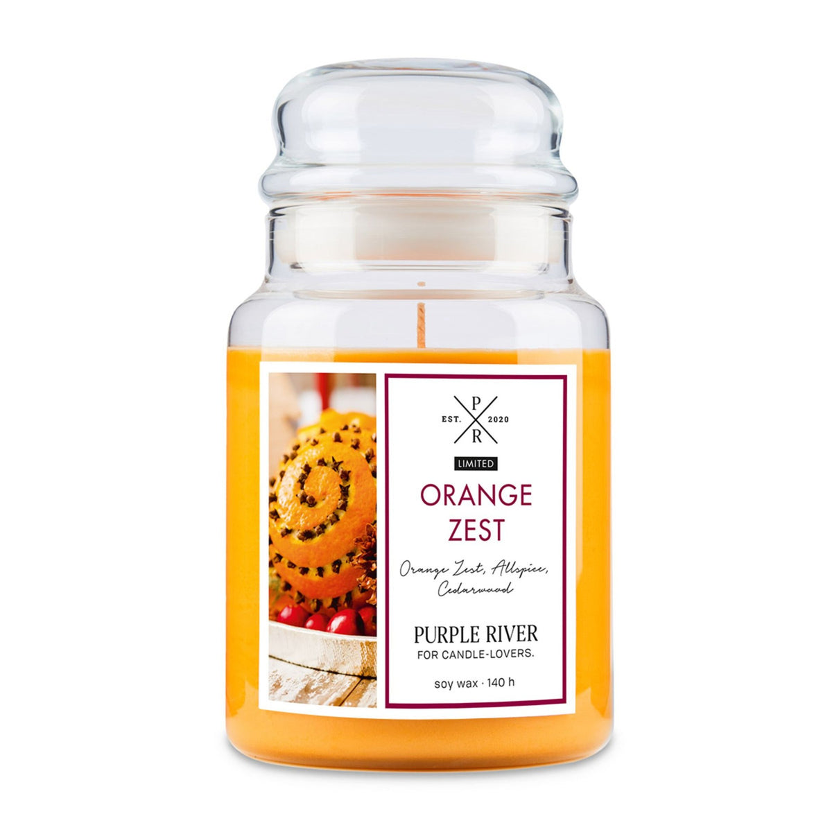 Scented Soy Candle, 140-Hour Burn Time