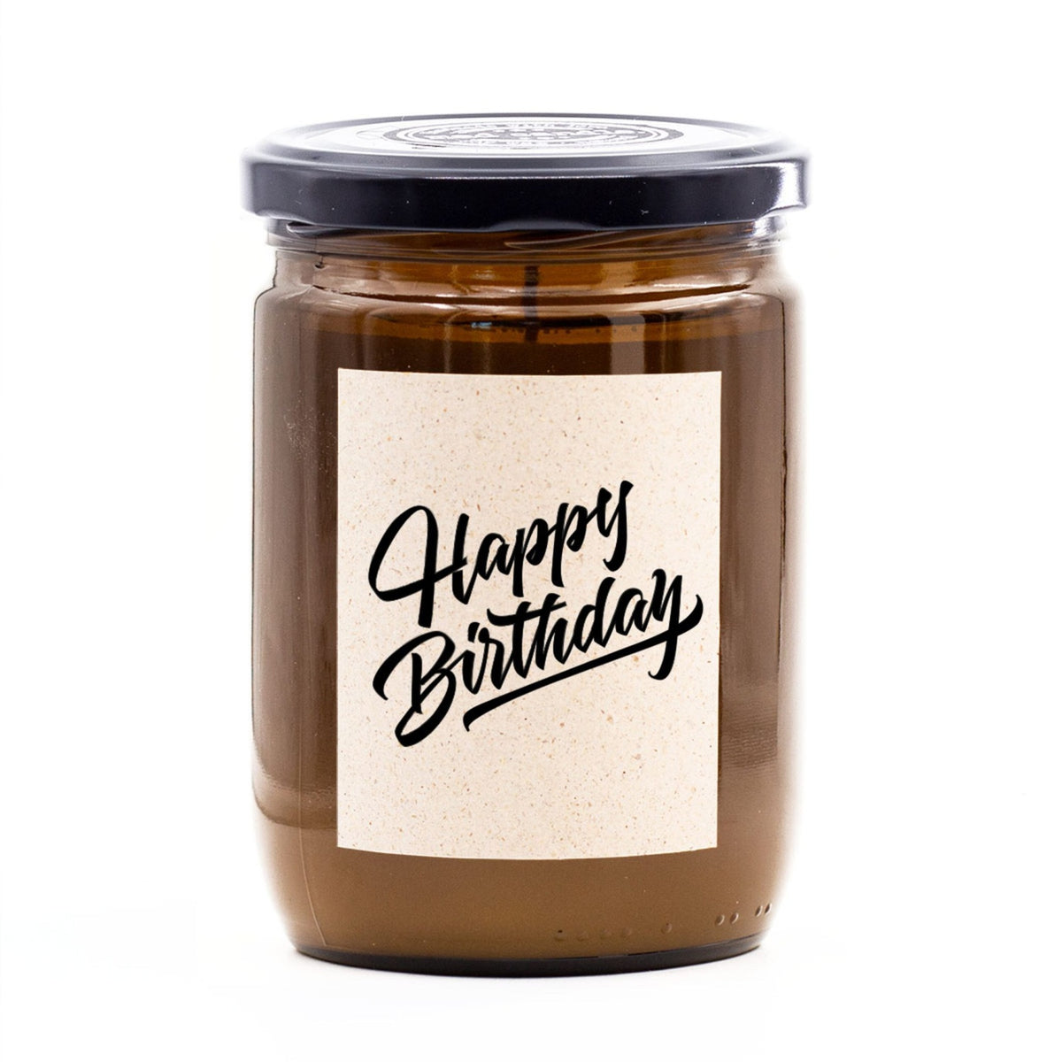 Scented Soy Candle – Lemon & Orange Fragrance, Glass Jar