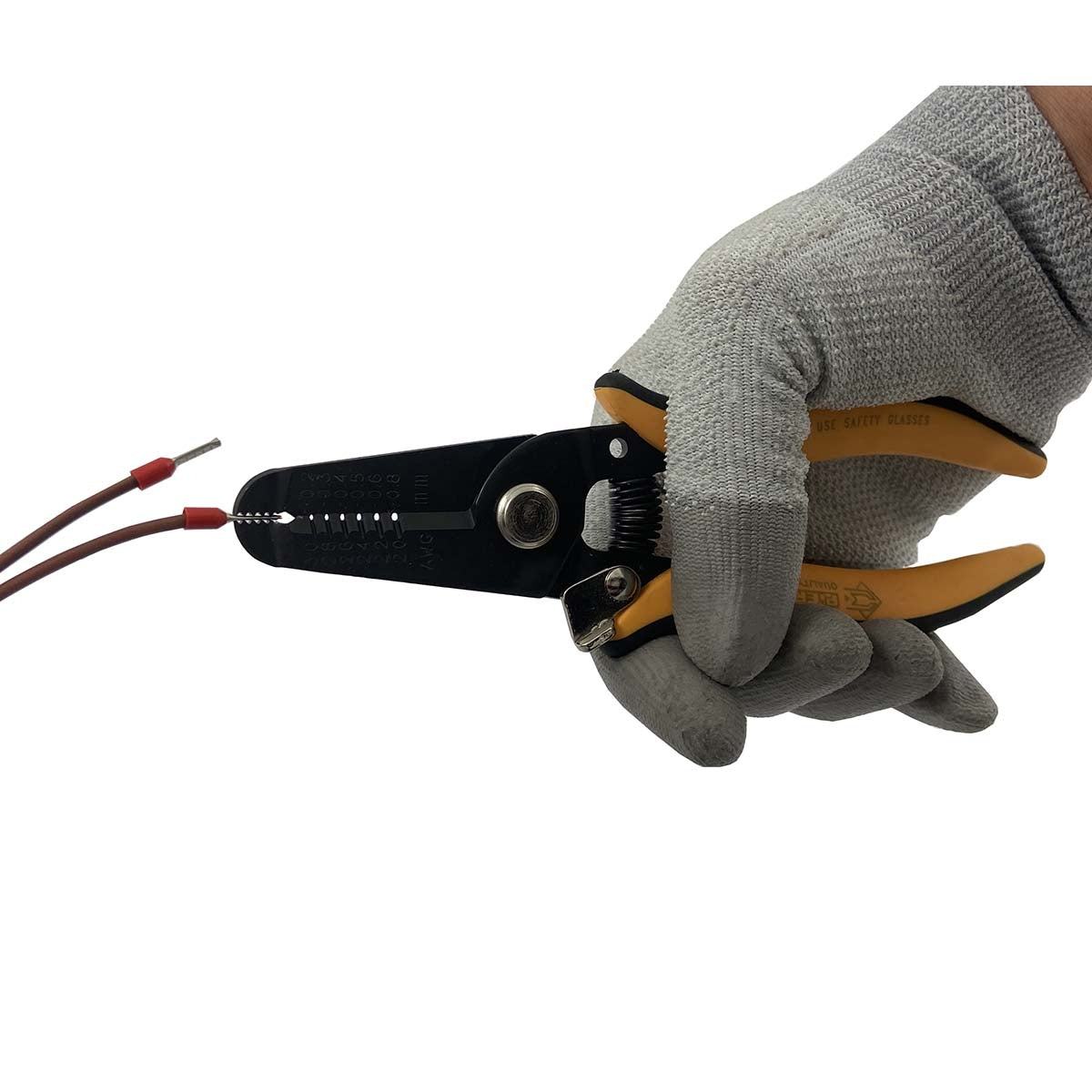 Scissors, wire stripper, pliers in one tool
