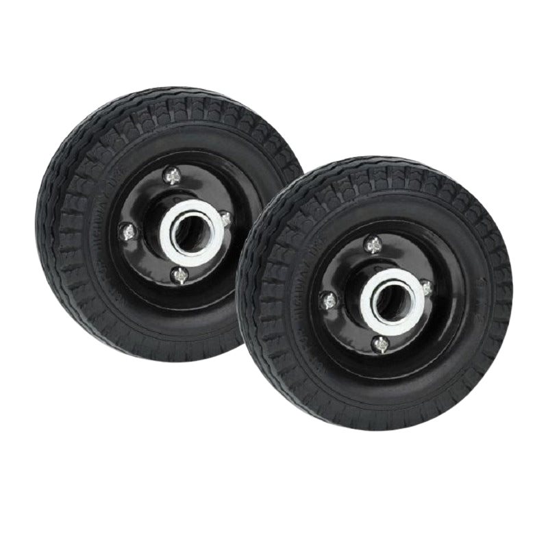 Scooter wheel set with 2 wheels