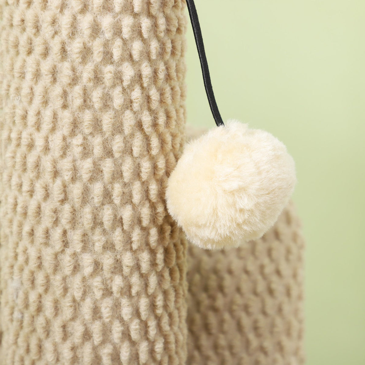 Scratching post, 54cm scratching post, sisal cat scratching post with play ball, scratching post for cats, cat scratching furniture, indoor, cream white