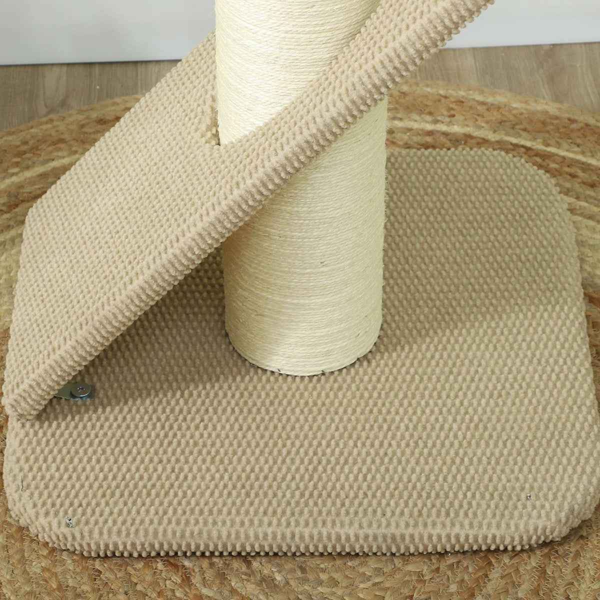 Scratching post, 84cm scratching post, sisal cat scratching post with play ball, scratching post for cats, cat scratching furniture, indoor, cream white
