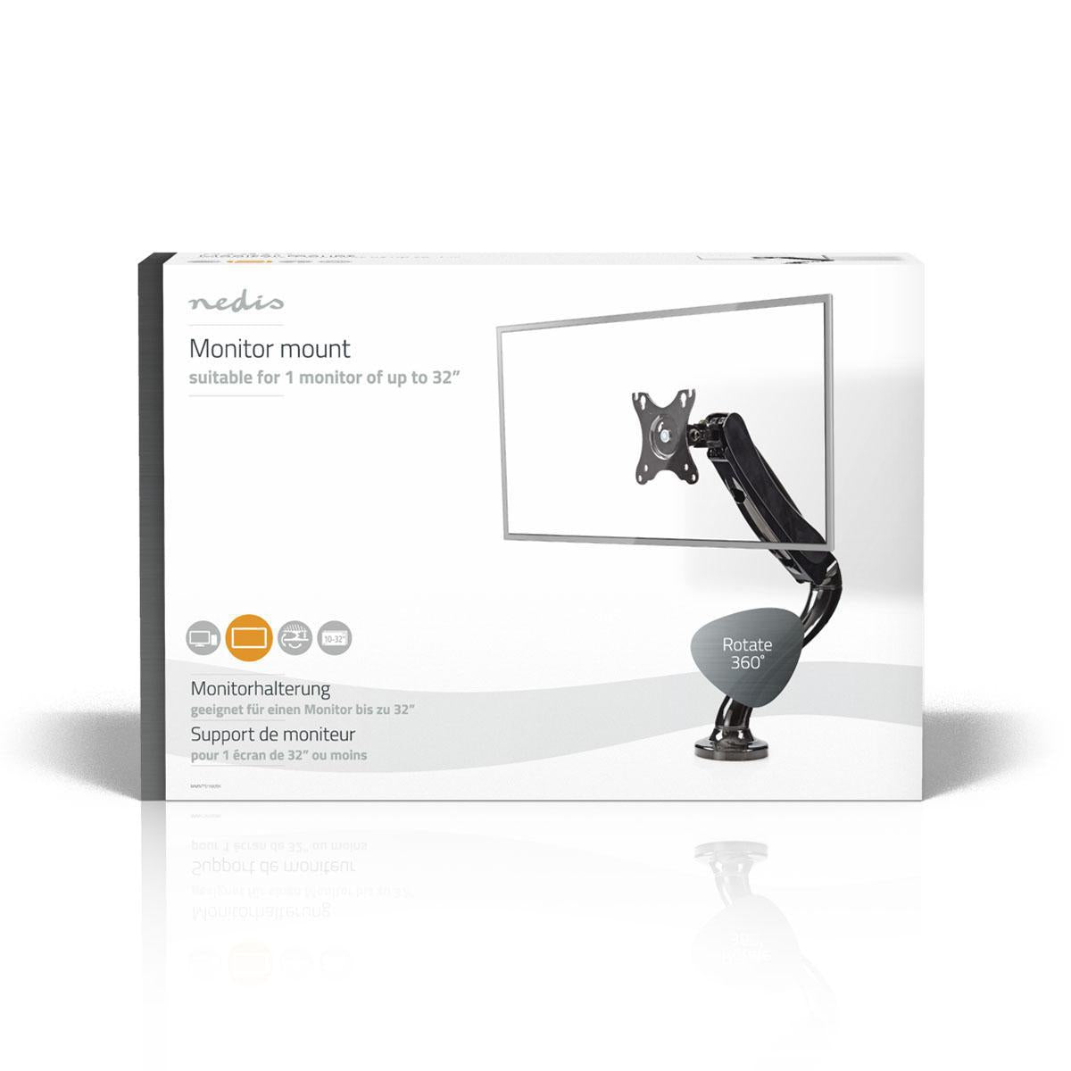 Screen Mount | 1 Screen(s) | 10-32" | 75x75 / 100x100 | Fully adjustable