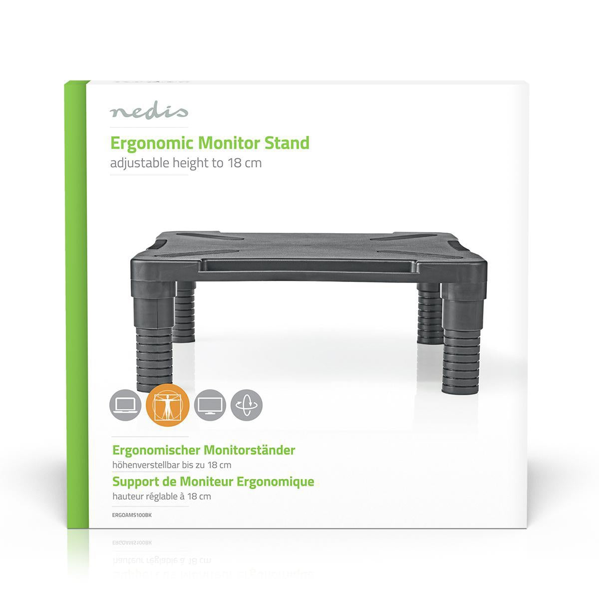 Screen Mount | Ergonomics: Yes | Maximum load capacity: 18 kg | Universal | Adjustable height: Yes