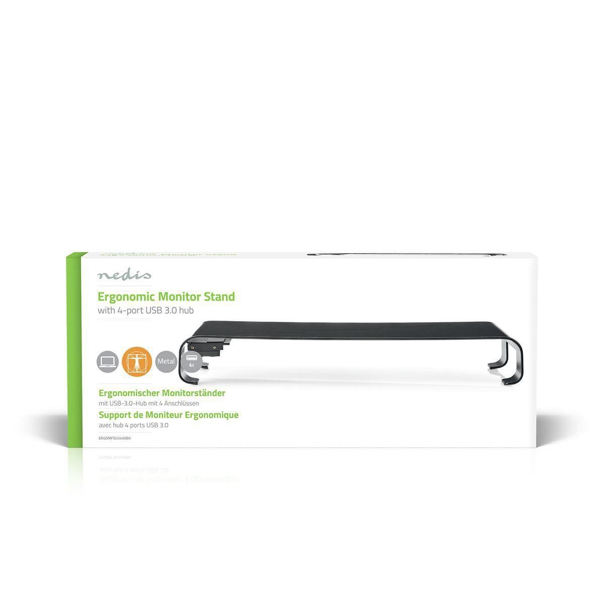 Screen Mount | Ergonomics: Yes | Maximum load capacity: 18 kg | Universal | USB hub | Adjustable height: No