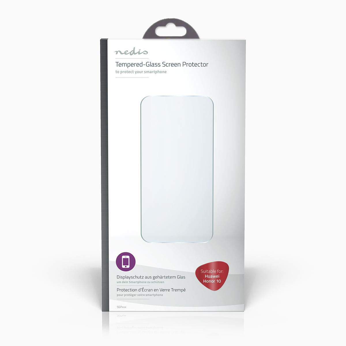 Screen Protector | Used for: Huawei | Honor 10 | Cover-friendly | 2.5D Rounded Edge | 9 H