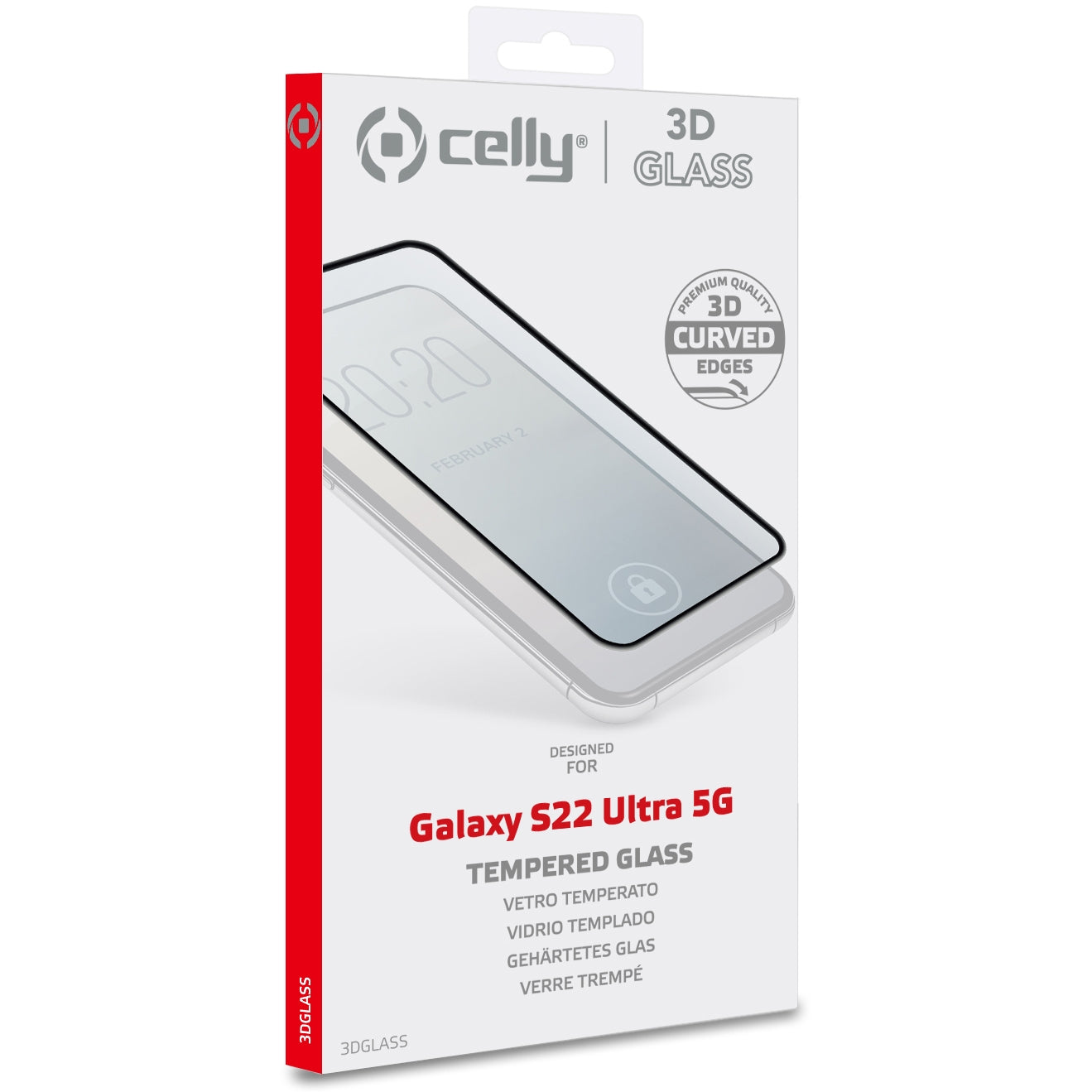 Screen protector Tempered glass 3D Galaxy S22 Ultra