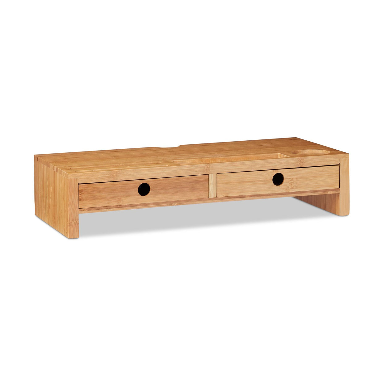 Screen stand with storage