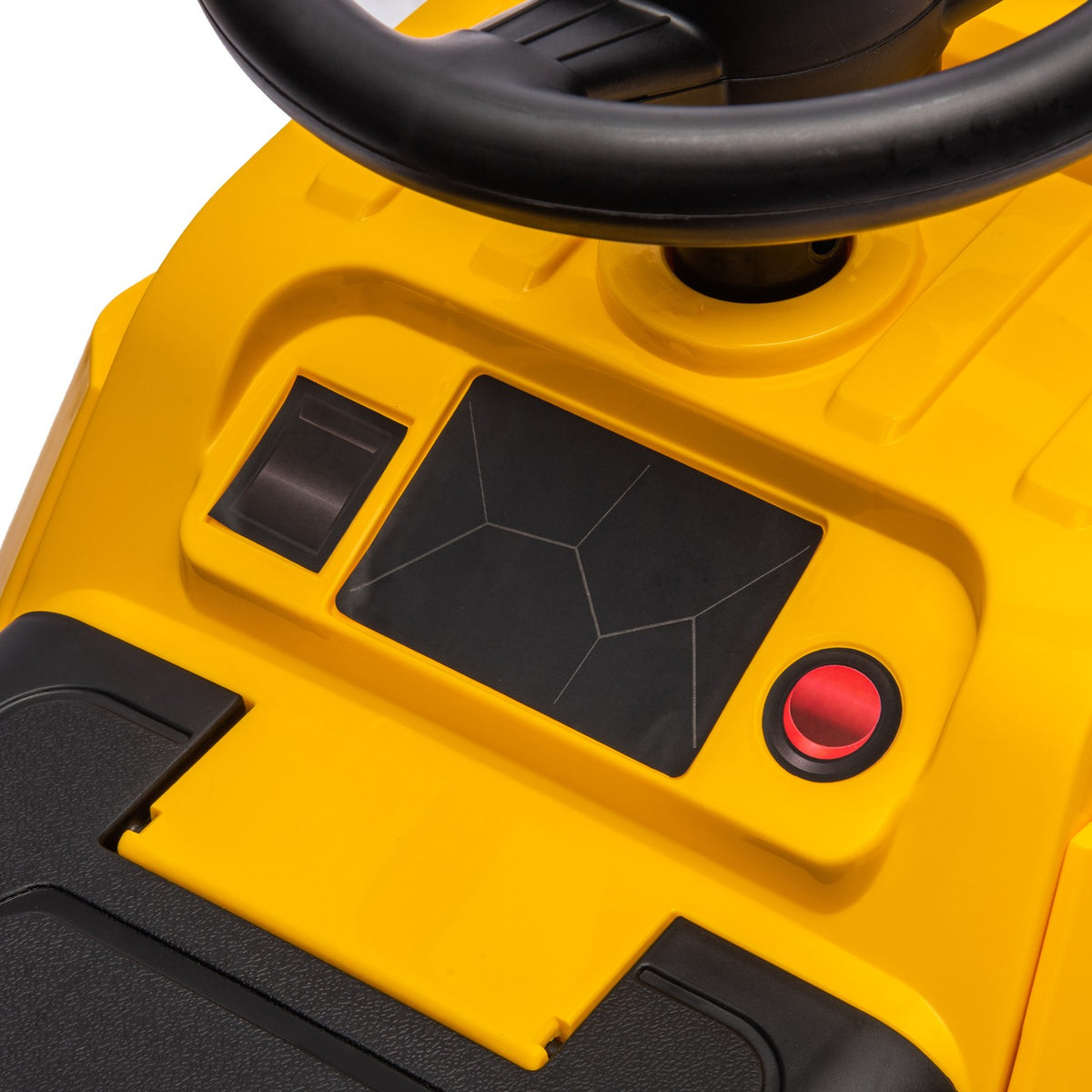Seat Excavator, Children'S Excavator, 3 In 1 Ride-On Excavator With Shovel, Scraper, Roller, Ride-On Car With Music Function, For 1.5-4 Year Old Children