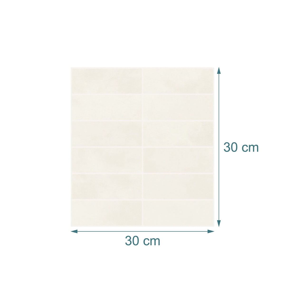 Self-Adhesive 3D Tile Stickers, 30x30 cm, Removable