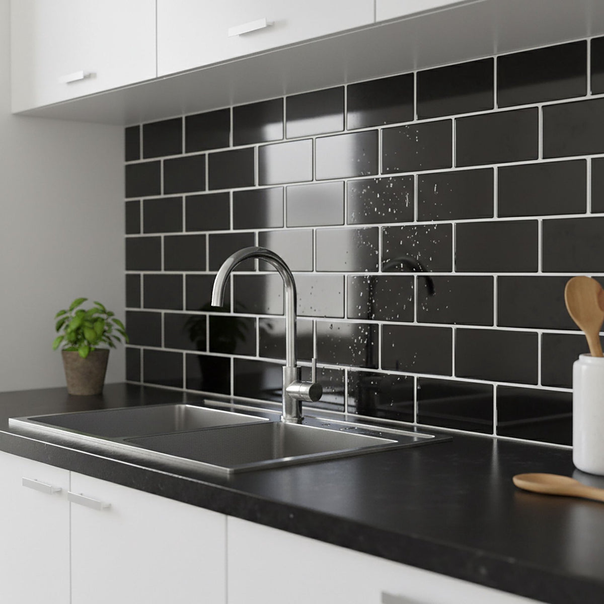 Self-Adhesive 3D Wall Tiles, 30x30 cm, Easy Install