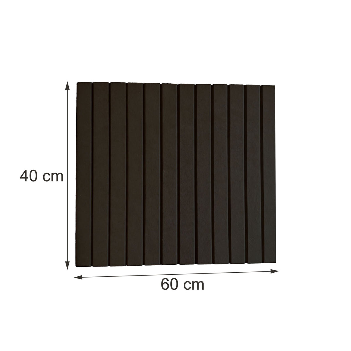 Self-Adhesive Black Felt Pinboard, 40 x 60 cm