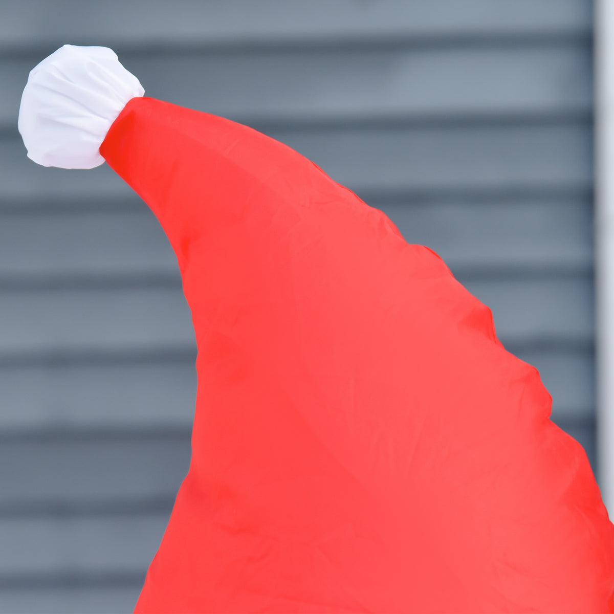 Self-Inflatable Santa Claus Christmas Decoration Led With Gift Blower Red L70 X W50 X H120 Cm