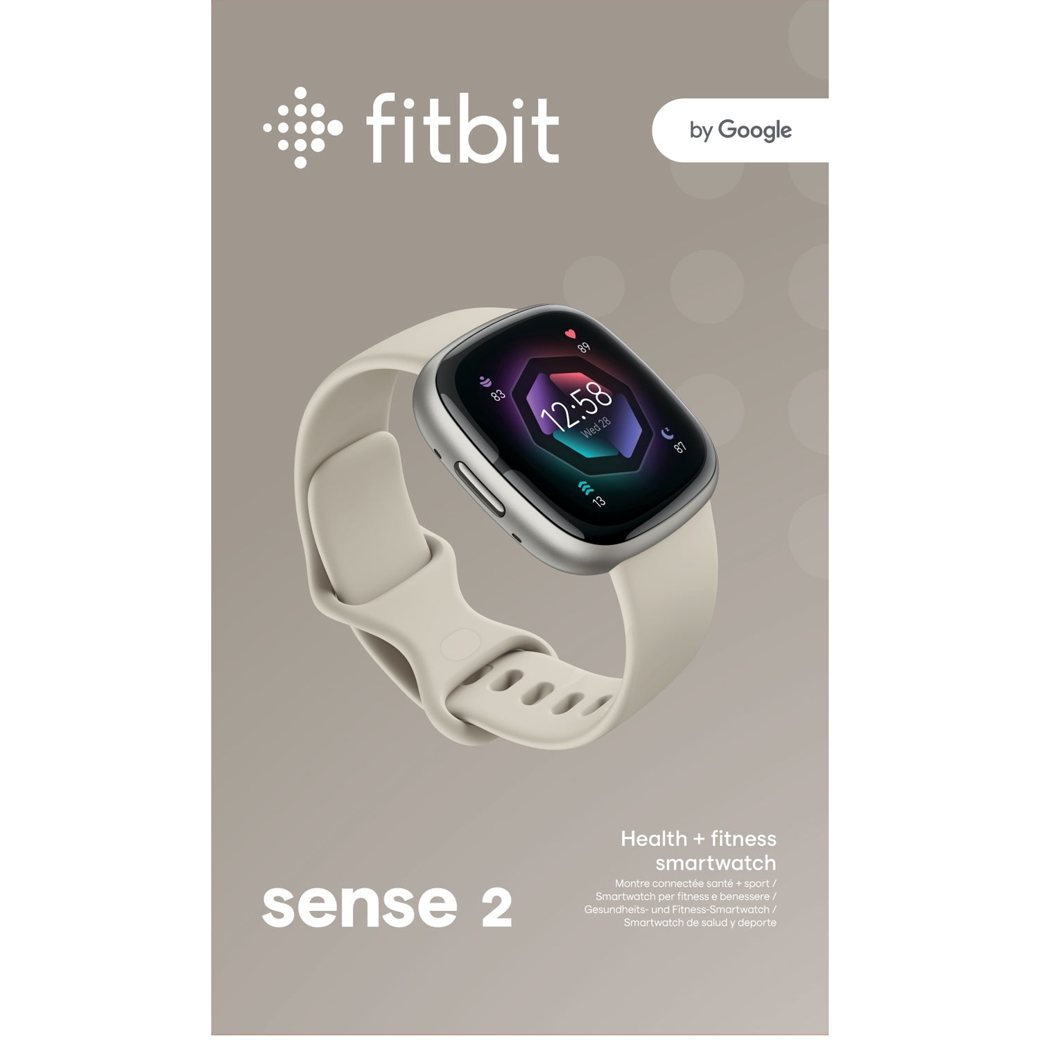 Sense 2, Lunar White/Platinum