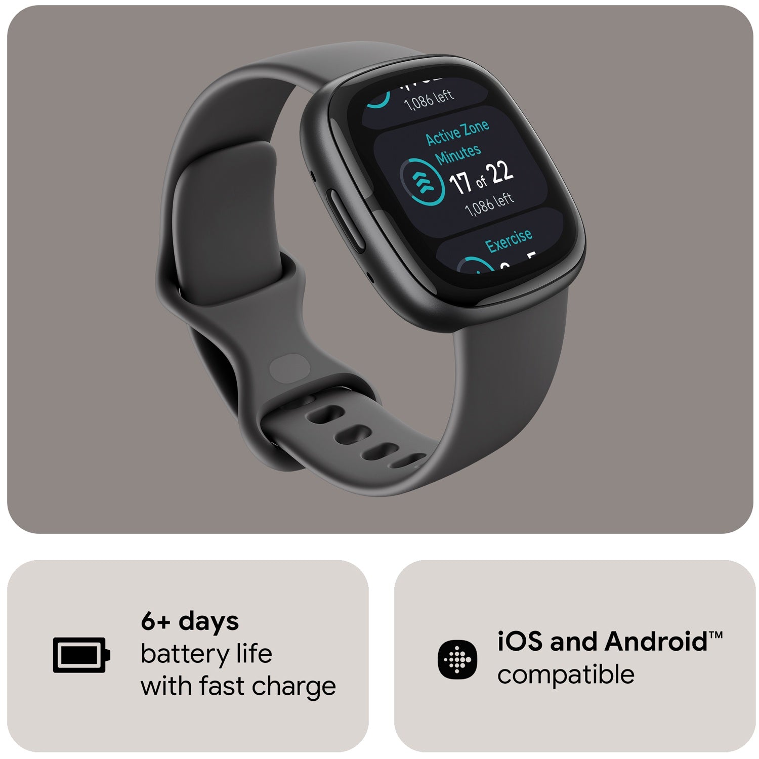 Sense 2, Shadow Grey/Graphite