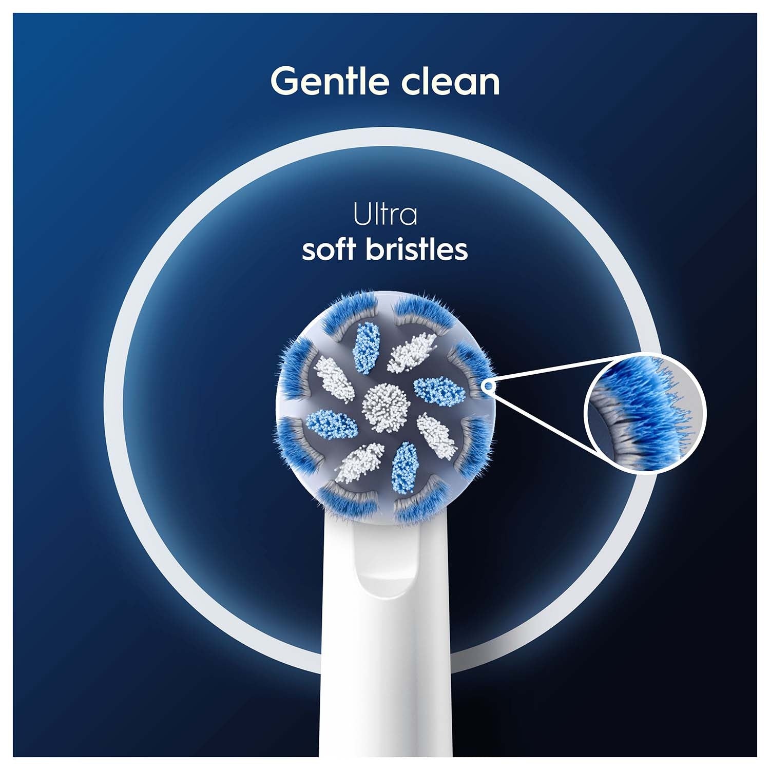 Sensitive Clean & Care Toothbrush Heads, 4-Pack