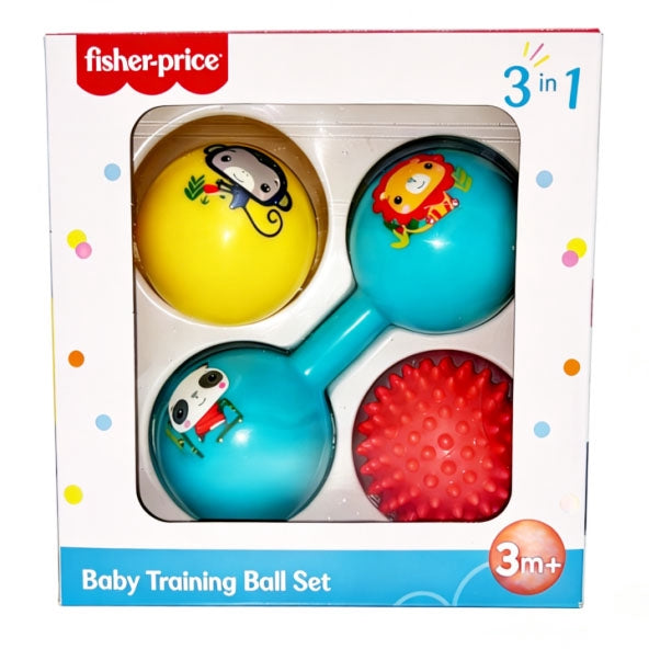 Sensory Activity Set for Babies, 3 Balls, Textured, 3m+