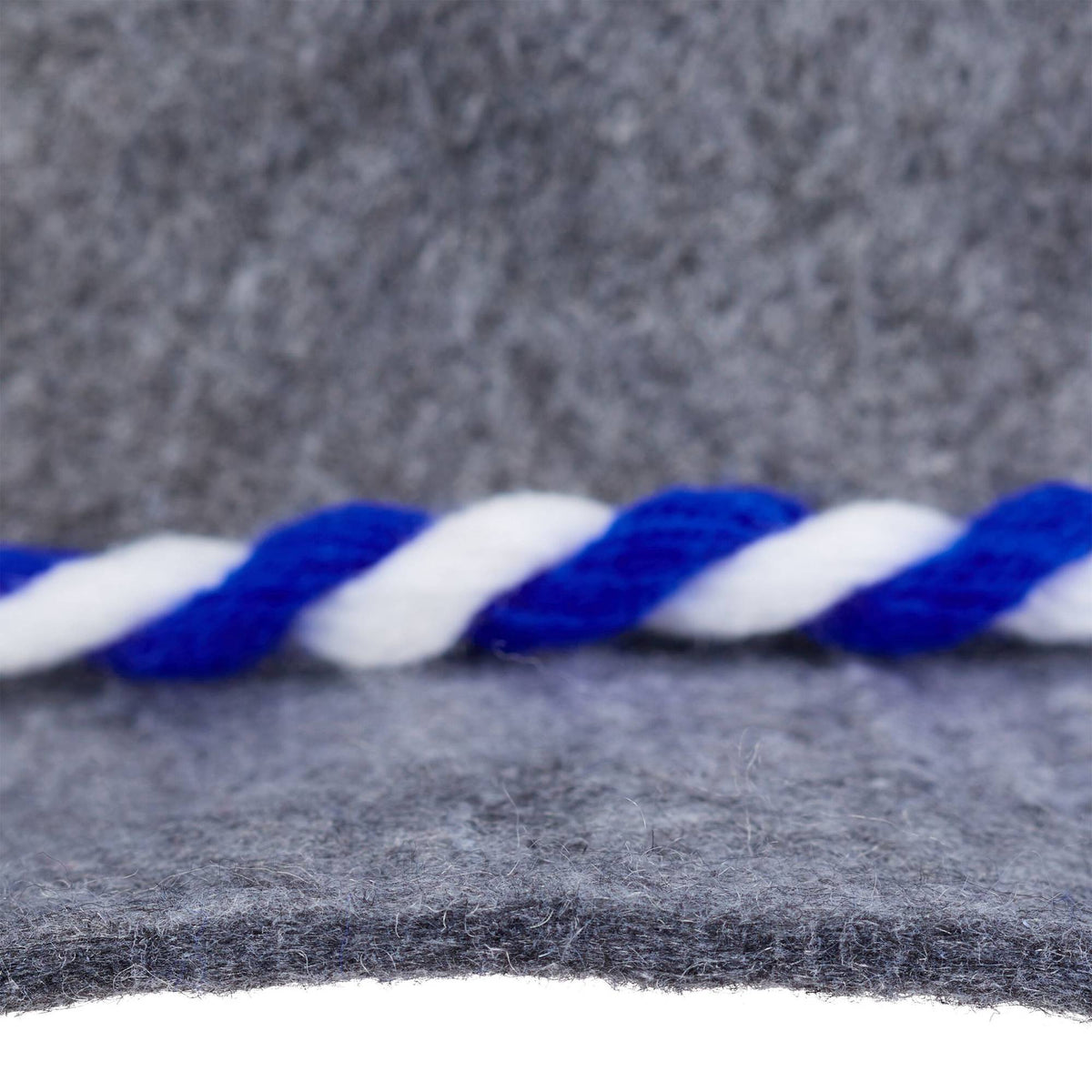 Seppel hat with blue and white cord set of 9