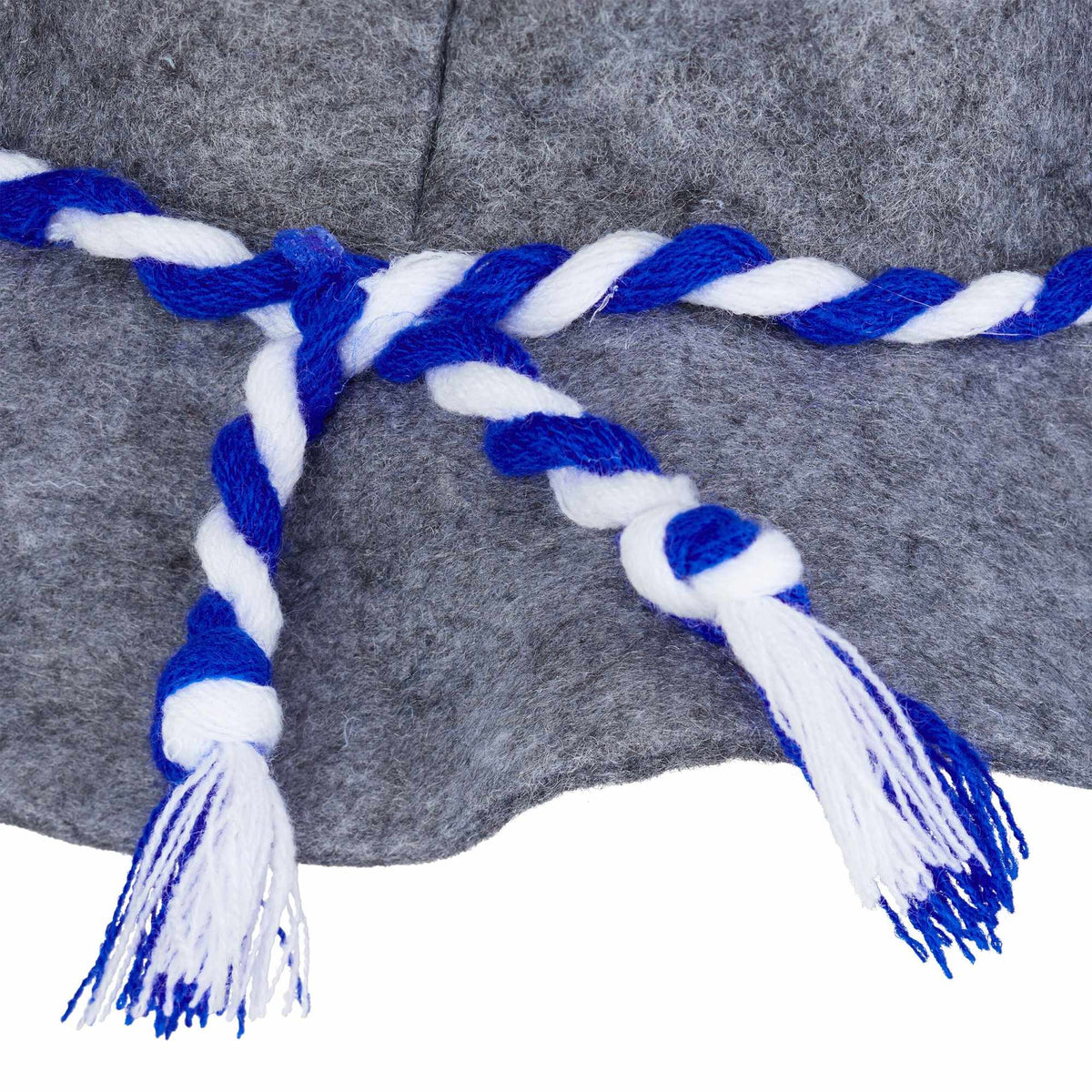 Seppel hat with blue and white cord set of 9