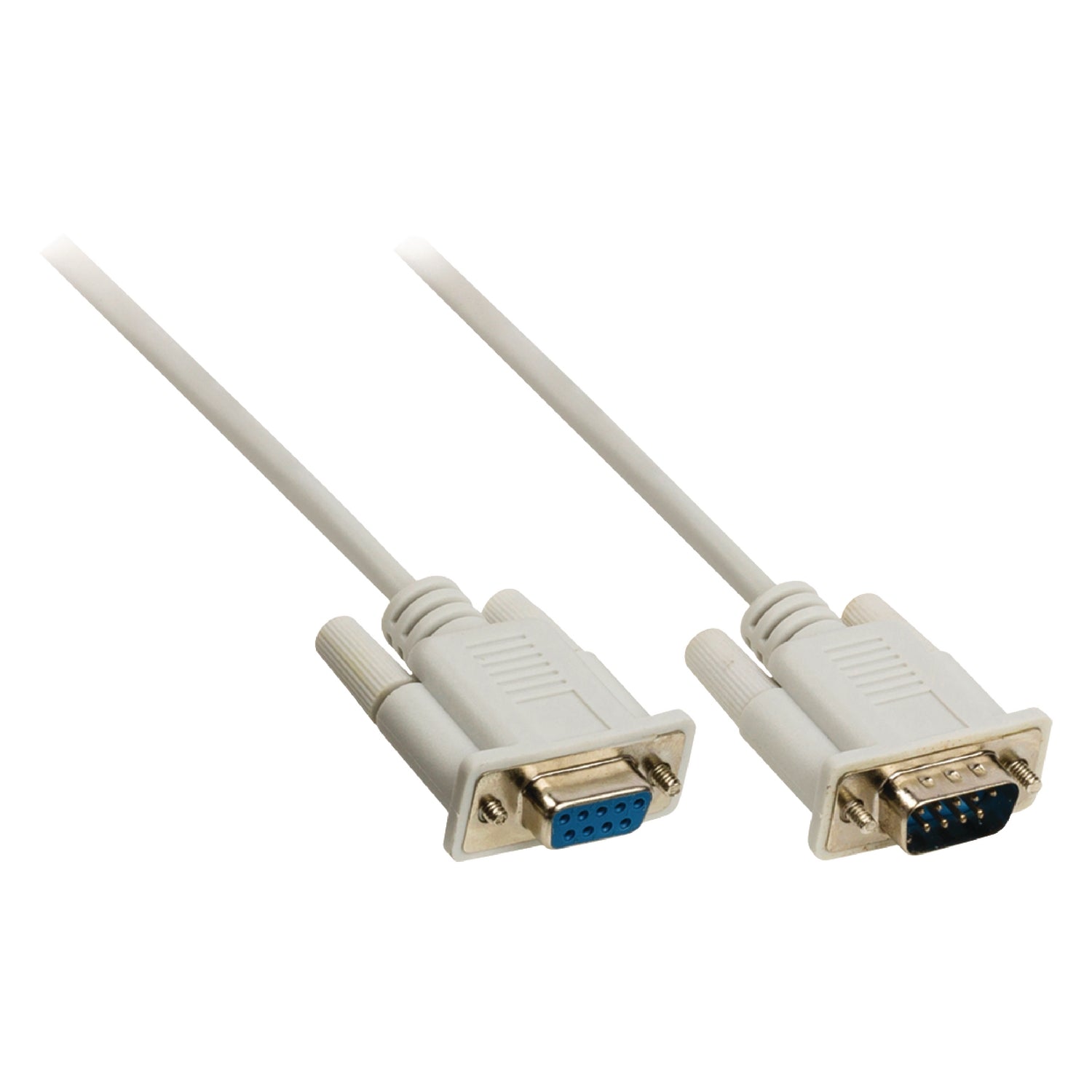 Serial Cable D-SUB 9-Pin Male - D-SUB 9-Pin Female 10.0 m Ivory
