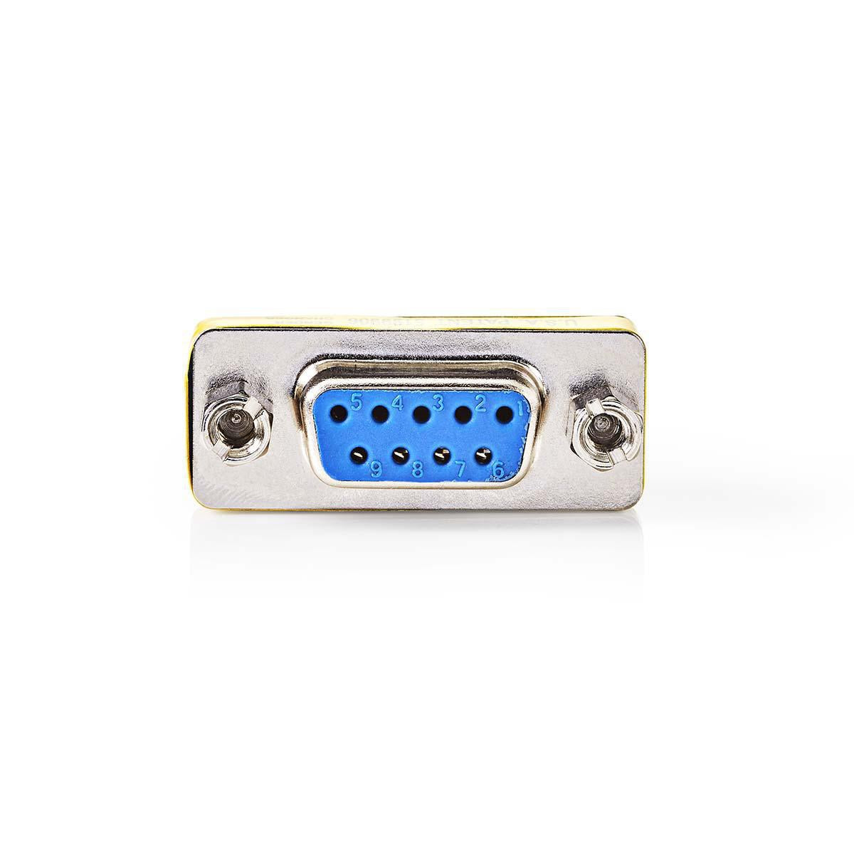 Serial adapter | Adapter | D-SUB 9-Pin Female | D-SUB 9-Pin Female | Nickel Plated | Metal | Envelope