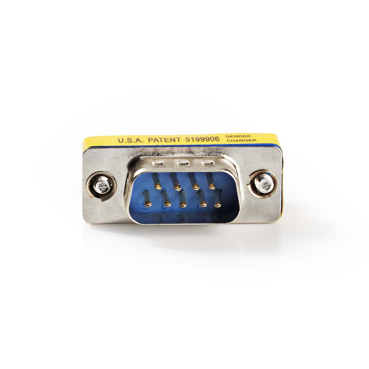 Serial adapter | Adapter | D-SUB 9-Pin Male | D-SUB 9-Pin Male | Nickel plated | Metal | Plastic bag