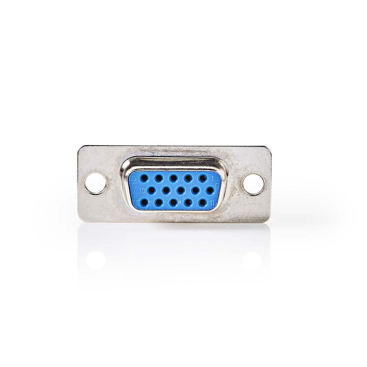 Serial adapter | Adapter | VGA female 15p | VGA Male | Nickel Plated | Metal | Envelope