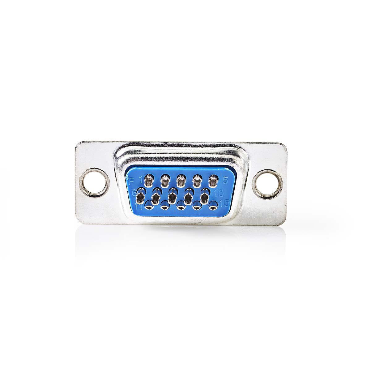Serial adapter | Adapter | VGA female 15p | VGA Male | Nickel Plated | Metal | Envelope